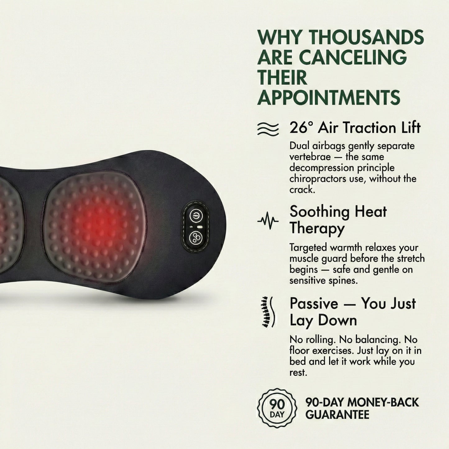 EverAlign™ Triple Fusion Spinal Decompression Pillow